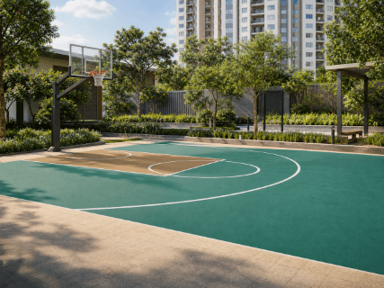 Pickle ball court